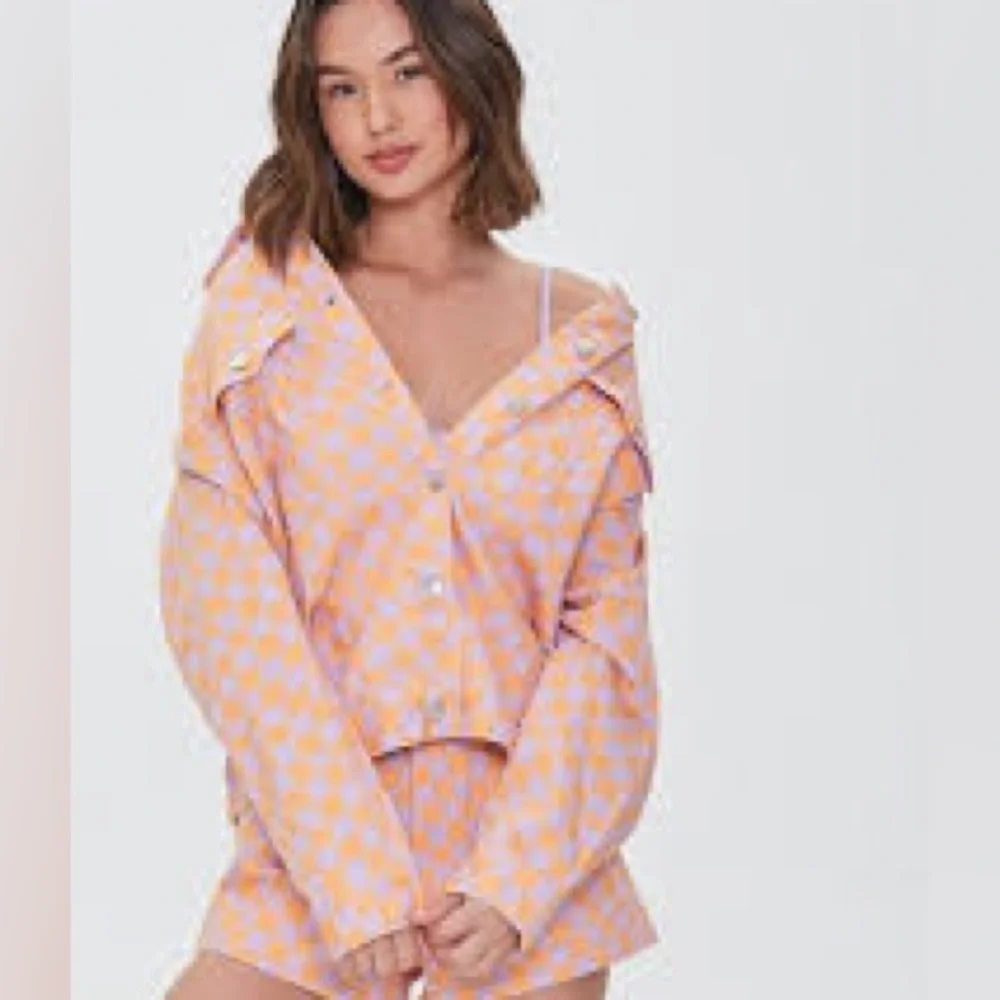 Forever 21 Checkered Jean Jacket - Picture 10 of 10